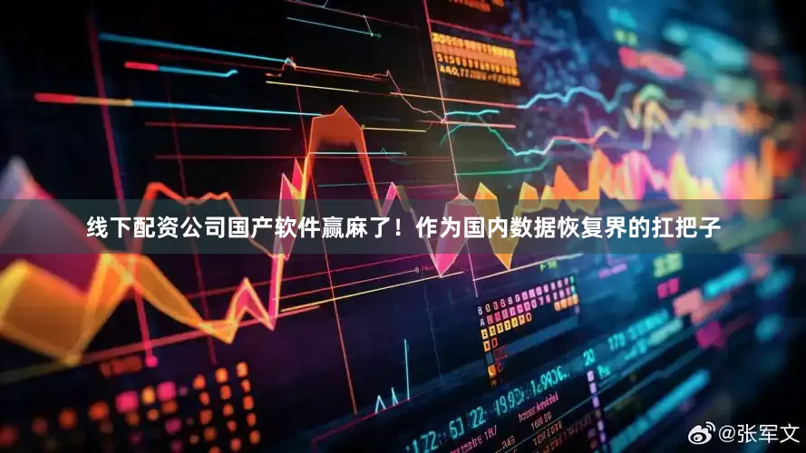 线下配资公司国产软件赢麻了！作为国内数据恢复界的扛把子